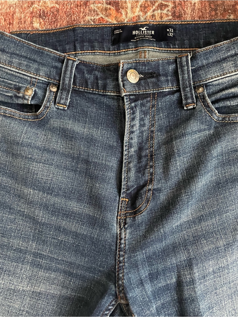 Hollister Men’s 33x32 Athletic Skinny Jeans